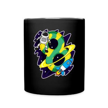 Junge 8 Jahre alt - 8. Geburtstag Geschenk - Tasse einfarbig - Schwarz - Vorne