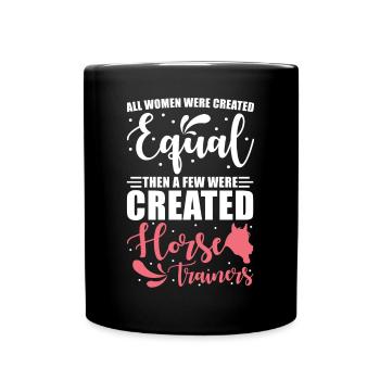 Entraîneur de chevaux Cadeau d’entraînement de chevaux - Mug uni - noir - Devant