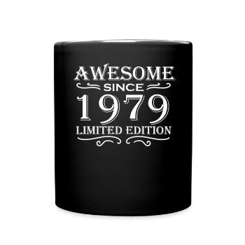 Fantastic since 1979 - born in 1979 - Full Colour Mug - black - Front