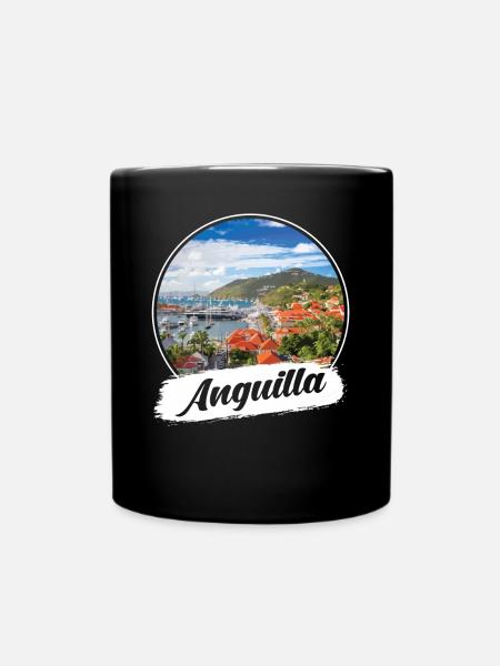 Anguilla Souvenir - Tasse einfarbig - Schwarz