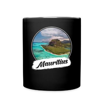 Mauritius Souvenir - Full Colour Mug - black - Front