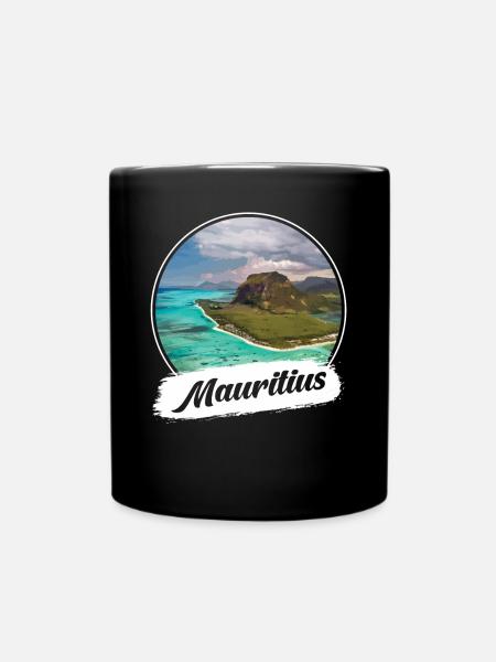 Mauritius Souvenir - Full Colour Mug - black