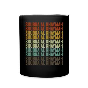 Shubra al Khaymah Egypt Retro Vintage - Full Colour Mug - black - Front