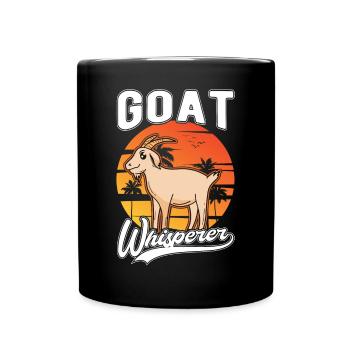 Chèvre Chuchoteur Chèvre Hôte Chèvre - Mug uni - noir - Devant
