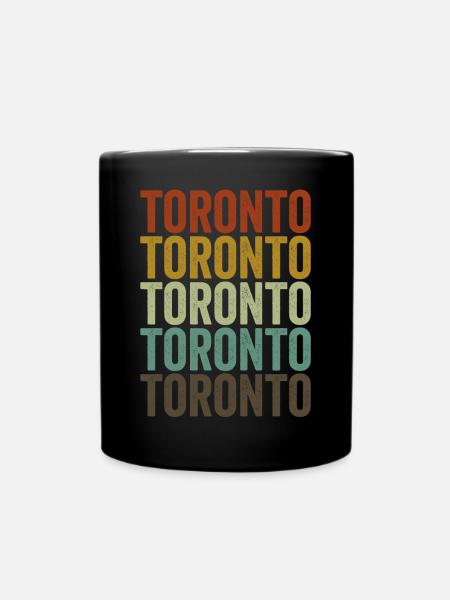 Toronto Kanada Retro Vintage - Tasse einfarbig - Schwarz