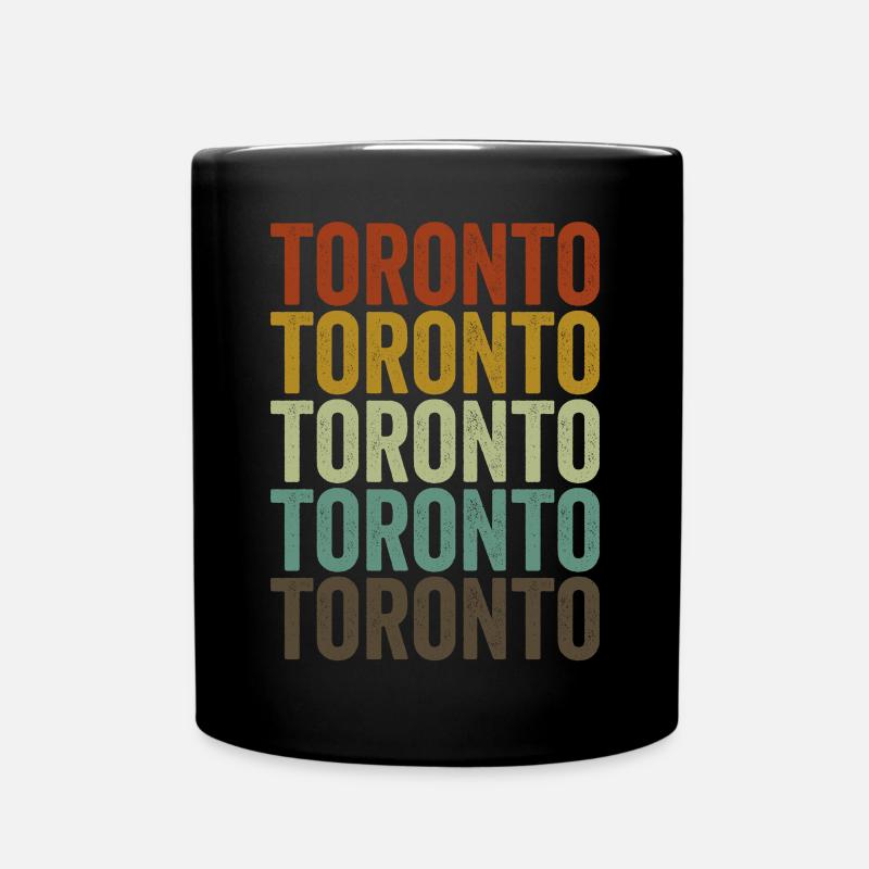 Toronto Kanada Retro Vintage - Tasse einfarbig - Schwarz