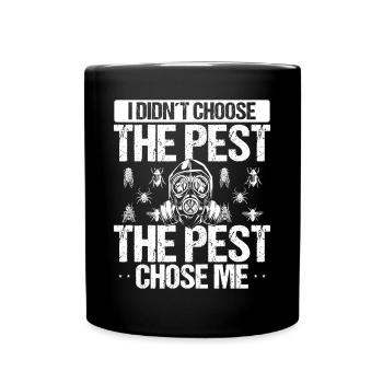 Pest Control Worker Animal Control Technician - Tasse einfarbig - Schwarz - Vorne