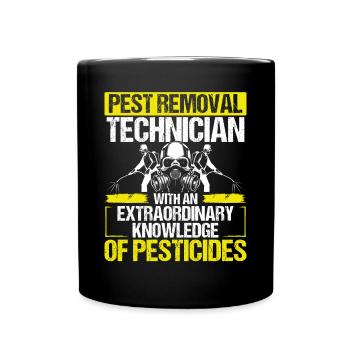 Pest Control Worker Pesticide Animal Control - Tasse einfarbig - Schwarz - Vorne