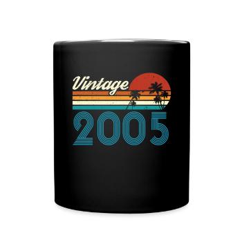 Vintage 2005 Vintage Anniversaire Rétro Vintage - Mug uni - noir - Devant