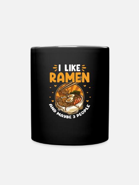 Ramen - Tasse einfarbig - Schwarz