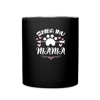 Shiba Inu - Full Colour Mug - black - Front