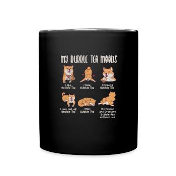 Shiba Inu Dog Dog Lover Dog Breed Gift - Full Colour Mug - black - Front