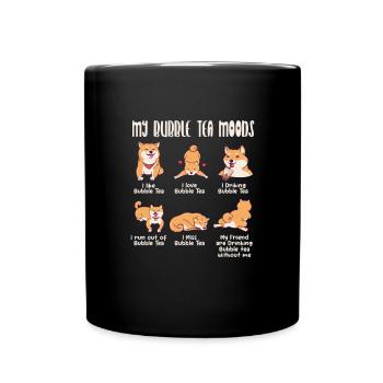 Shiba Inu - Full Colour Mug - black - Front