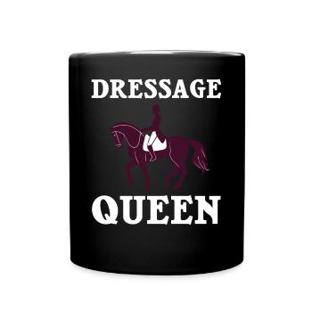 Dressage Riding Horse Training Dressage - Full Colour Mug - black - Front