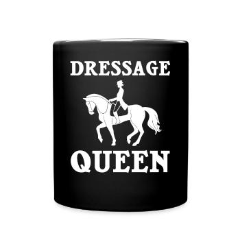 Dressage Riding Horse Training Dressage - Full Colour Mug - black - Front