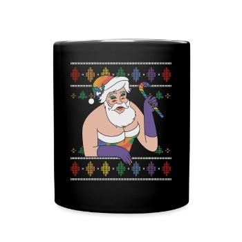 Gay Bisexuel Lesbienne Amour LGBTQ Laid - Mug uni - noir - Devant