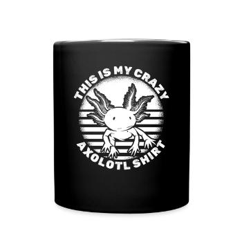 Axolotl - C’est ma folle chemise Axolotl Axolotl - Mug uni - noir - Devant