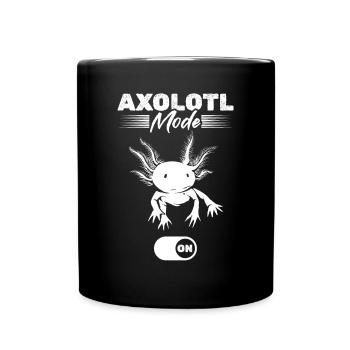 Kawaii Axolotl Mode On - Drôle d’Axolotl - Mug uni - noir - Devant