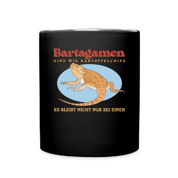 Dragon barbu Reptiles Dragons barbus Cadeau - Mug uni - noir - Devant