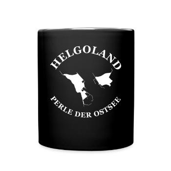 Helgoland Baltic Sea Sylt Deat Lun lighthouse - Full Colour Mug - black - Front