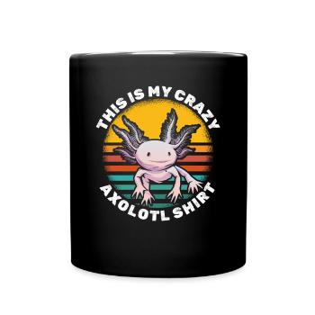 Axolotl Lover C’est ma chemise Axolotl folle - Mug uni - noir - Devant