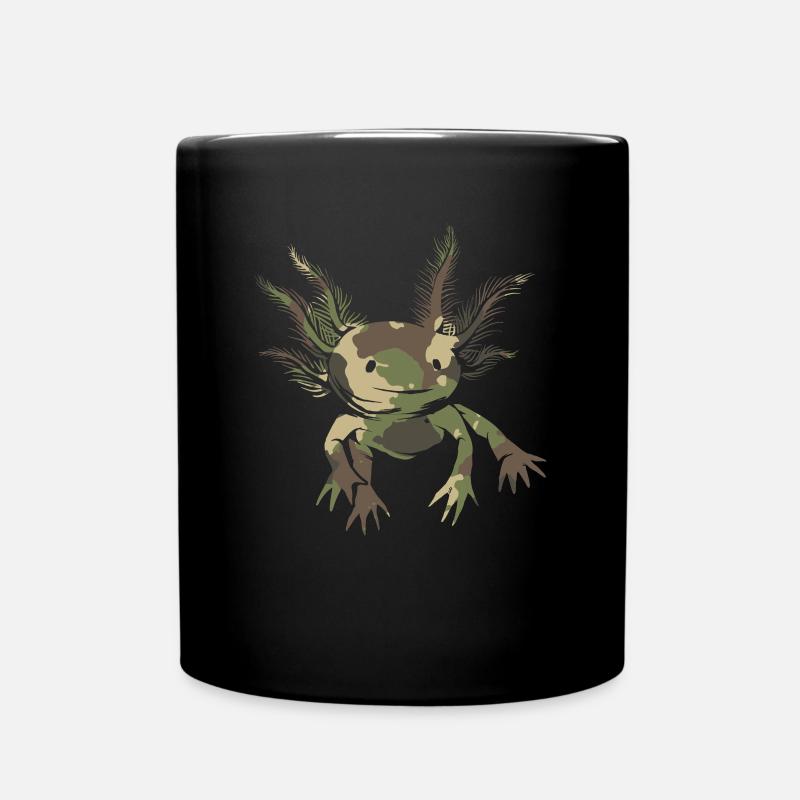 Axolotl Camouflage Flag Axolotl - Tasse einfarbig - Schwarz