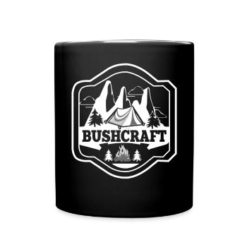 Bushcraft Survival Outdoor Wilderness Faune - Mug uni - noir - Devant