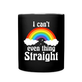 I can't even think - Full Colour Mug - black - Front