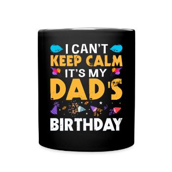 I can't stay calm, it's the - Full Colour Mug - black - Front
