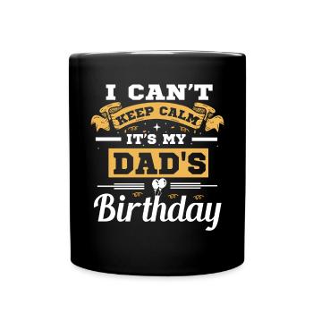 I can't stay calm, it's the - Full Colour Mug - black - Front