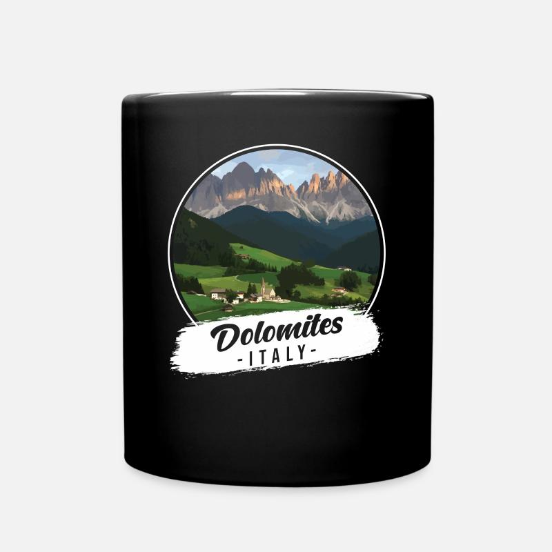 Dolomites Italie Souvenir - Mug uni - noir