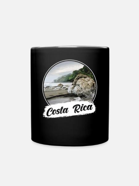 Costa Rica Souvenirs - Tasse einfarbig - Schwarz