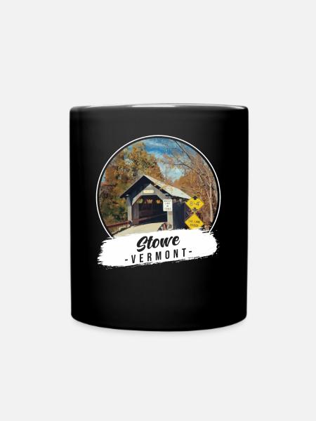 Stowe Vermont Souvenir - Tasse einfarbig - Schwarz
