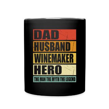 Père Mari Vigneron Tenu - Mug uni - noir - Devant