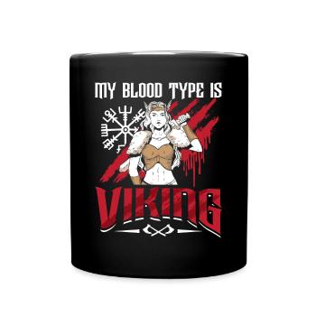 Norse Viking Mythology Drinking Design for Viking - Tasse einfarbig - Schwarz - Vorne