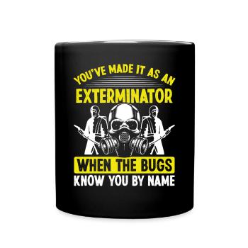 Pest Control Worker Animal Control Professional - Tasse einfarbig - Schwarz - Vorne