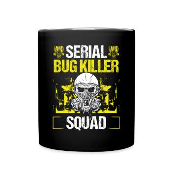 Pest Control Worker Bug Squad Animal Control - Tasse einfarbig - Schwarz - Vorne