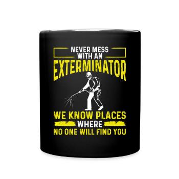 Pest Control Worker Animal Control Officer - Tasse einfarbig - Schwarz - Vorne
