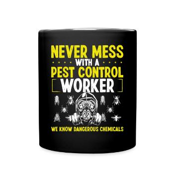 Pest Control Worker Animal Control Professional - Tasse einfarbig - Schwarz - Vorne