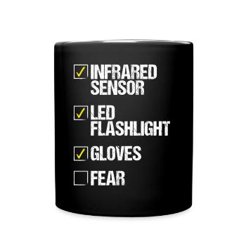 Animal Control Bug Killer Pest Control Worker - Tasse einfarbig - Schwarz - Vorne