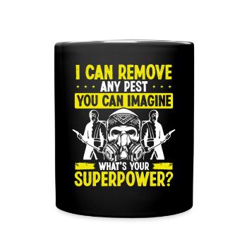 Pest Control Worker Pesticide Animal Control - Tasse einfarbig - Schwarz - Vorne