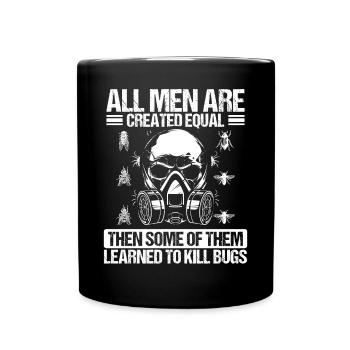 Animal Control Pest Control Technician Bugs - Tasse einfarbig - Schwarz - Vorne