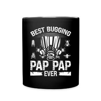 Dad Pest Control Worker Fathers Pest Technician - Tasse einfarbig - Schwarz - Vorne