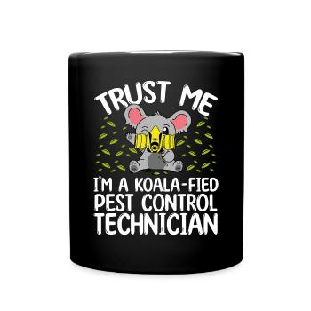 Pest Control Worker Animal Control Officer - Tasse einfarbig - Schwarz - Vorne