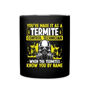 Technicien en lutte contre les termites Travailleurs de conrols nuisibles - Mug uni - noir - Devant
