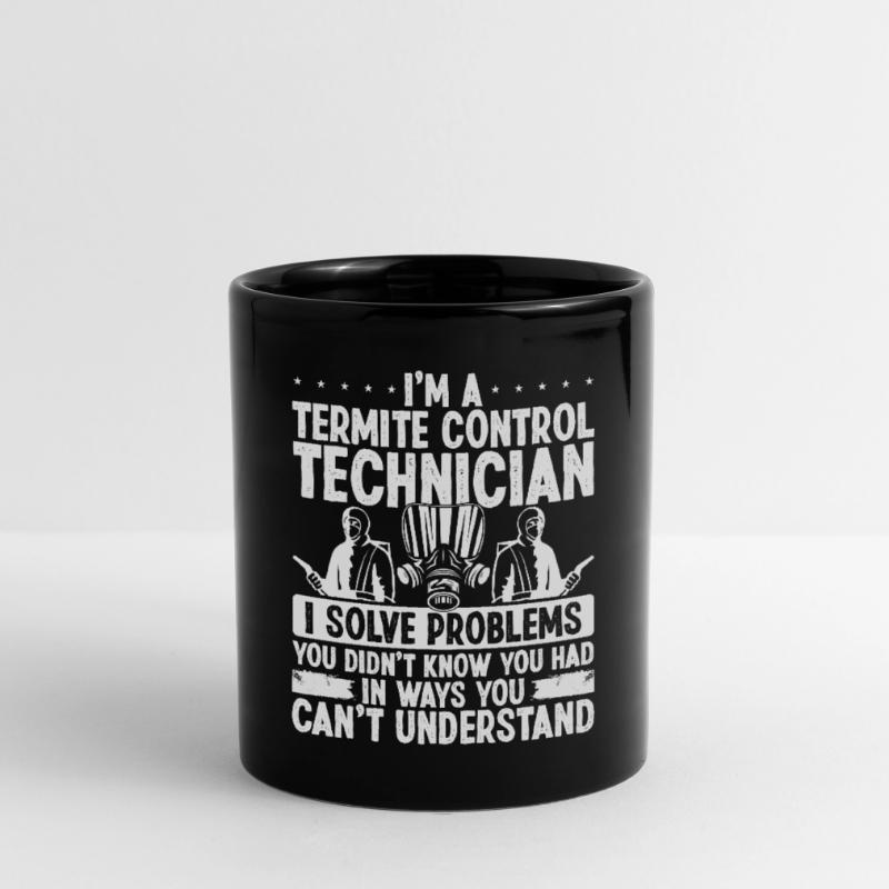 Termite Control Technician Solve Pest Controller Full Colour Mug