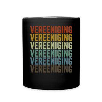 Vereeniging Afrique du Sud Retro Vintage - Mug uni - noir - Devant