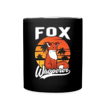 Fuchsflüsterer Renard Chuchoteur Fuchs - Mug uni - noir - Devant