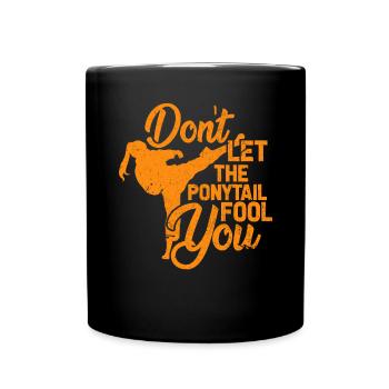 Taekwondo Girl Tae Kwon Do Martial Arts Gift - Full Colour Mug - black - Front
