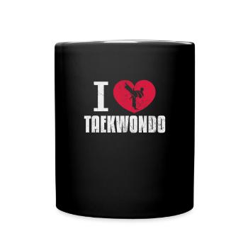 Taekwondo - Mug uni - noir - Devant